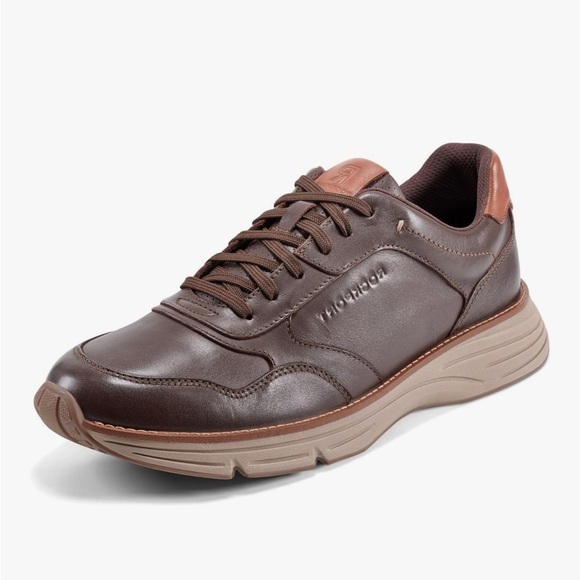 Rockport Weston Dark Brown Casual Laced Shoe size 10 NEW - Picture 1 of 11